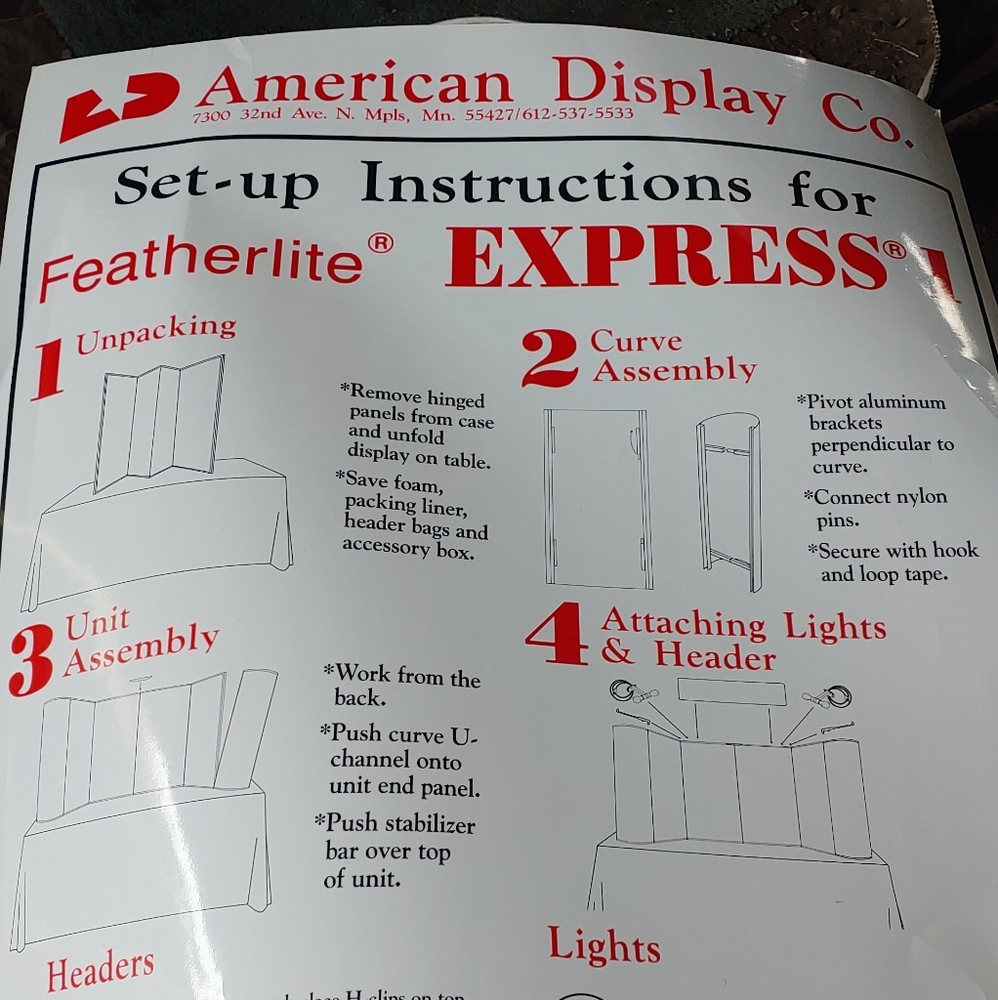 Trade show Display Featherlite express 1